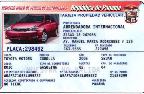 Cover Image for ¿Cómo obtener tu tarjeta de propiead vehicular en Panamá?