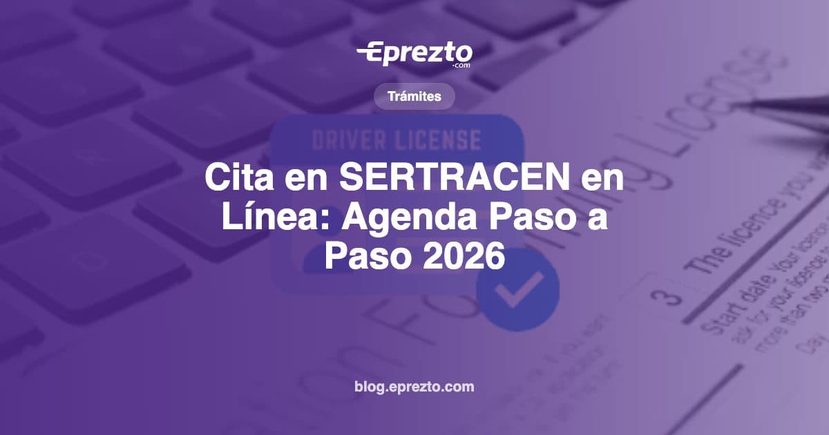 Cover Image for Cita en SERTRACEN en Línea: Agenda Paso a Paso (2026)