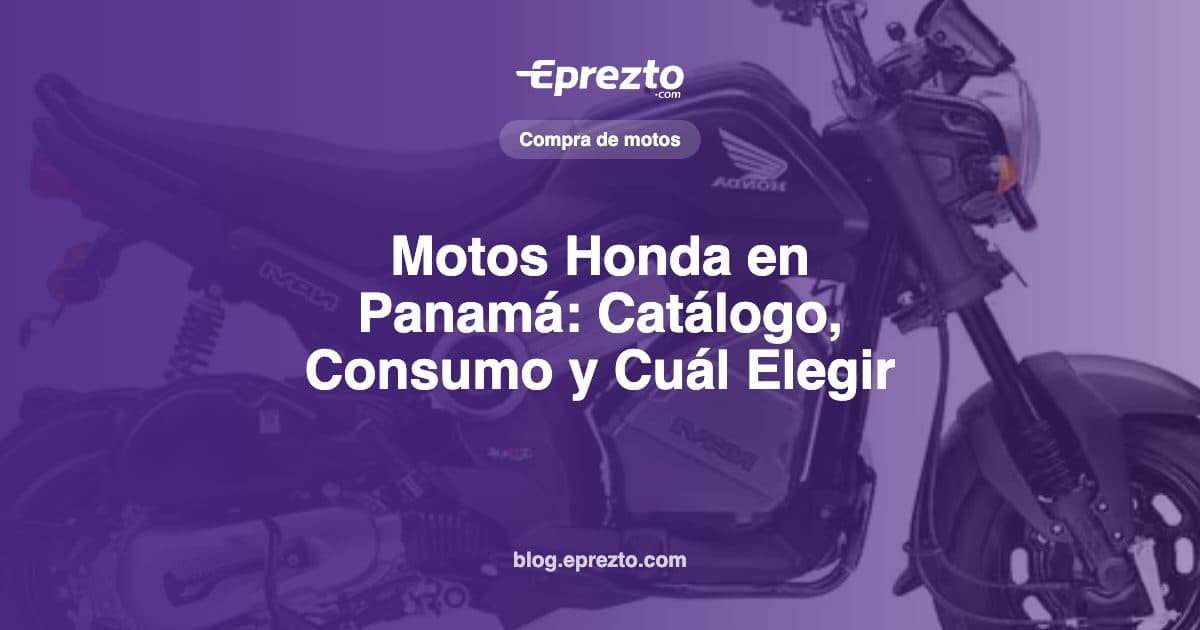 Cover Image for Motos Honda en Panamá: Catálogo, Consumo de Cada Modelo y Cuál Elegir