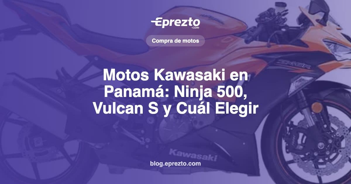 Cover Image for Motos Kawasaki en Panamá: Gama Actual, Ninja 500, Vulcan S y Cuál Elegir