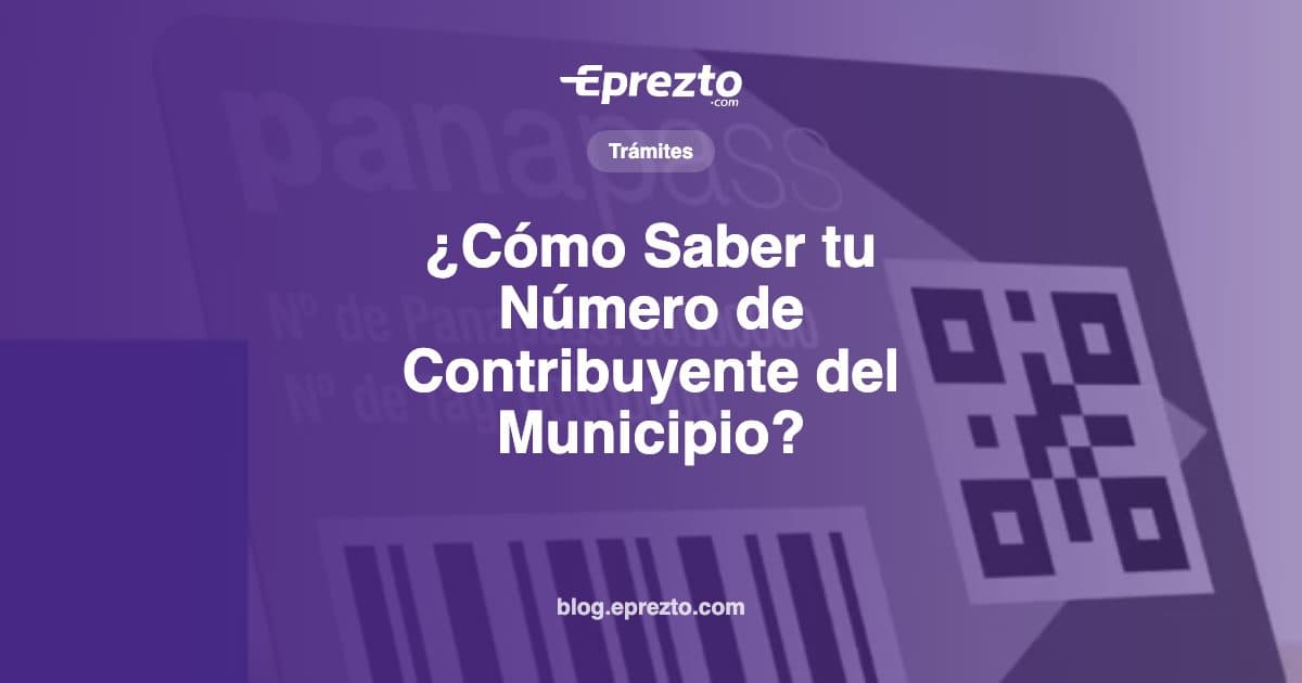 Cover Image for ¿Cómo saber tu número de contribuyente del Municipio de Panamá?