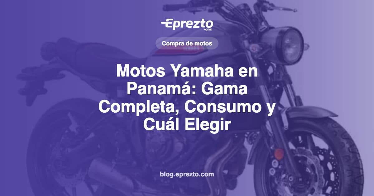 Cover Image for Motos Yamaha en Panamá: Gama Completa, Consumo y Cuál Elegir