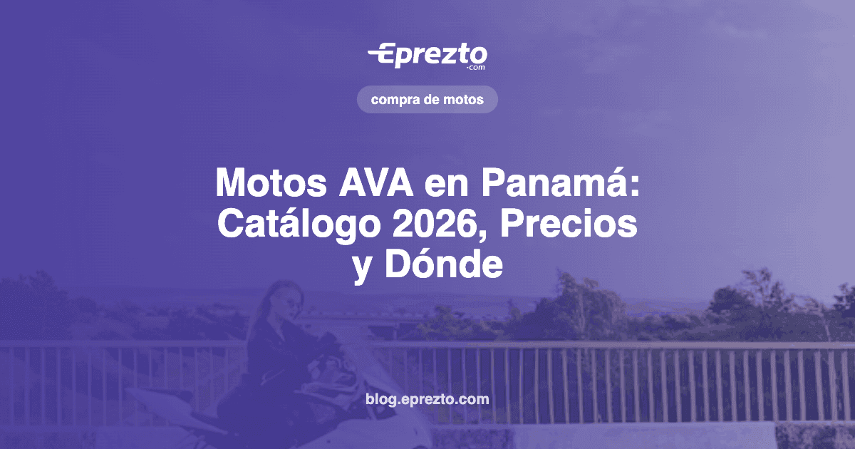 Cover Image for Motos AVA en Panamá: Catálogo 2026, Precios, Dónde Comprarlas y Si Valen la Pena