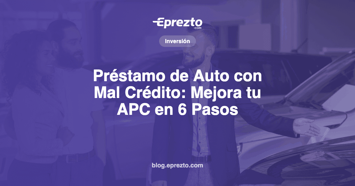 Cover Image for Préstamo de Auto con Mal Crédito en Panamá: Opciones y Cómo Mejorar tu APC en 6 Pasos