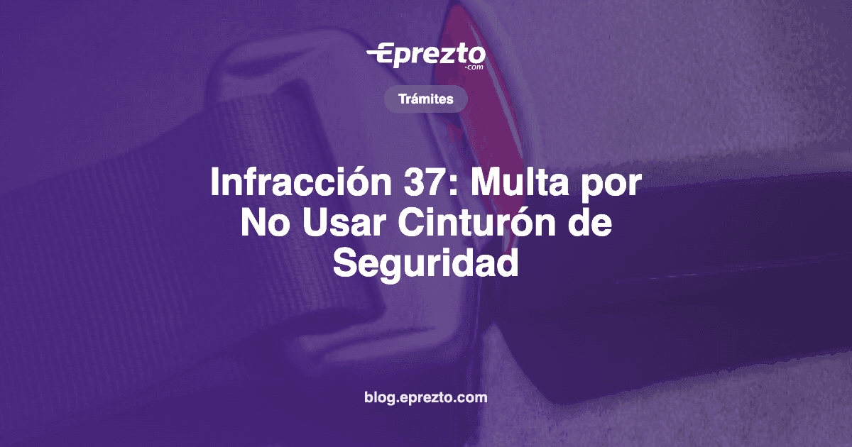 Cover Image for Infracción 37: Multa por No Usar Cinturón de Seguridad en Panamá