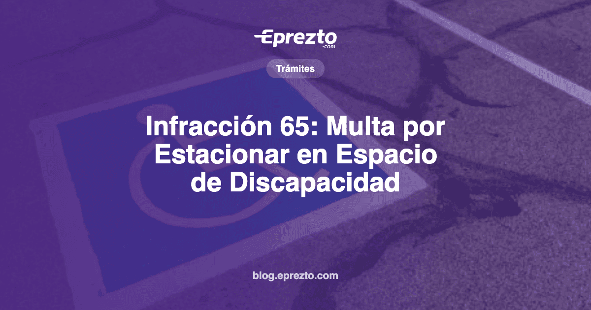 Cover Image for Infracción 65: Multa por Estacionar en Espacio de Discapacidad en Panamá