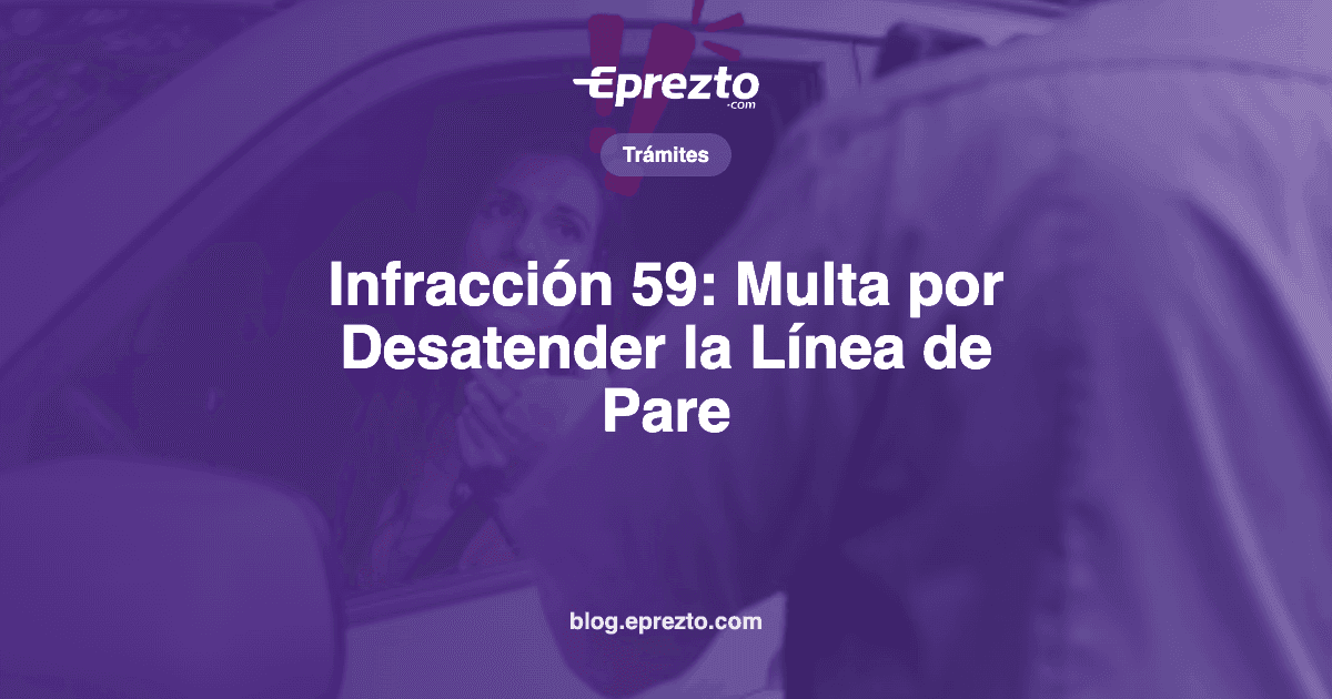 Cover Image for Infracción 59: Multa por Desatender la Línea de Pare en Panamá