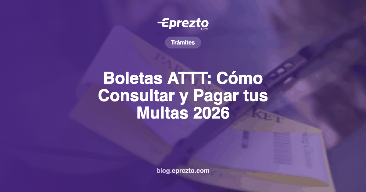 Cover Image for Boletas ATTT: Cómo Consultar y Pagar tus Multas de Tránsito No Pagadas en Panamá 2026