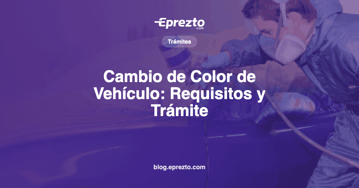 Cover Image for Cambio de Color de Vehículo en Panamá: Requisitos, Carta del Taller y Trámite en el Municipio