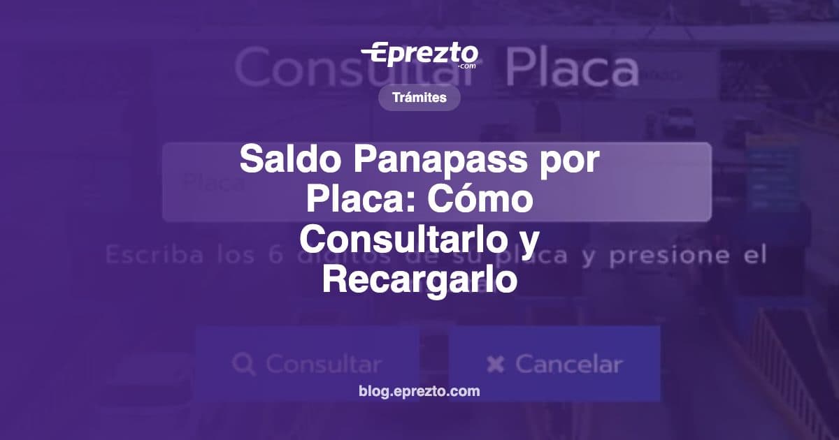 Cover Image for Saldo Panapass por Placa: Cómo Consultarlo y Recargarlo en Panamá (WhatsApp, ENA y App)